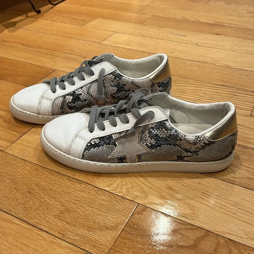 Women’s SZ 9 SNAKE MULTI PRINT VINTAGE HAVANA Sneakers - Picture 2 of 8